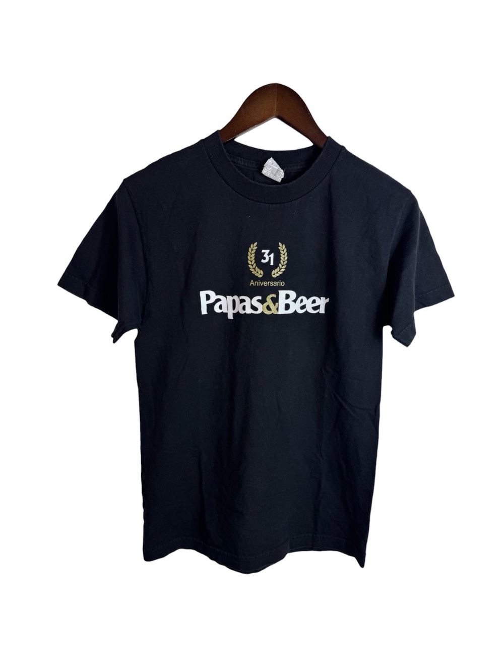 Papas & Beer T Shirt 31 Anniversary Tee Small S